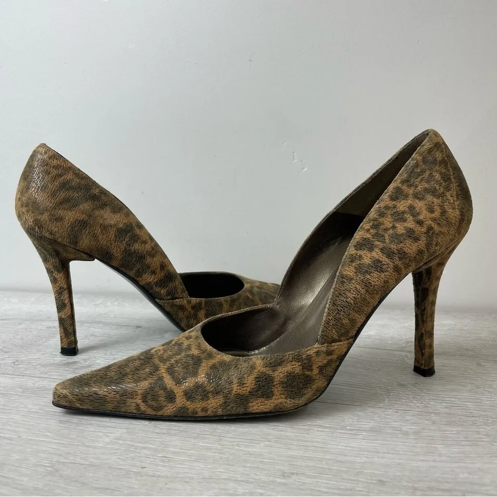 Stuart Weitzman Stiletto Animal Print Heels Size 8